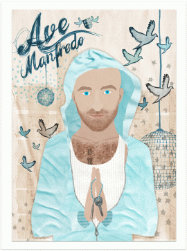 portrait illustration "ave manfredo"