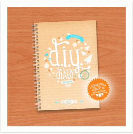 Cover von "DIY Diary" Kreativkalender & Wochenplaner A5
