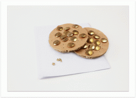 Paper Art Illustration "Bürosnacks: Cookies"