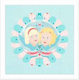 illustration "lottakind & rotbäckchen"