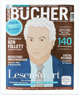 cover illustration "ken follett" / bücher magazin