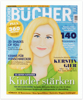 cover illustration "kerstin gier" / bücher magazin