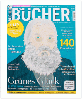 cover illustration "harry rowohlt" / bücher magazin