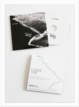 Just a Wave away / Max Würden / CD Cover, Grafikdesign